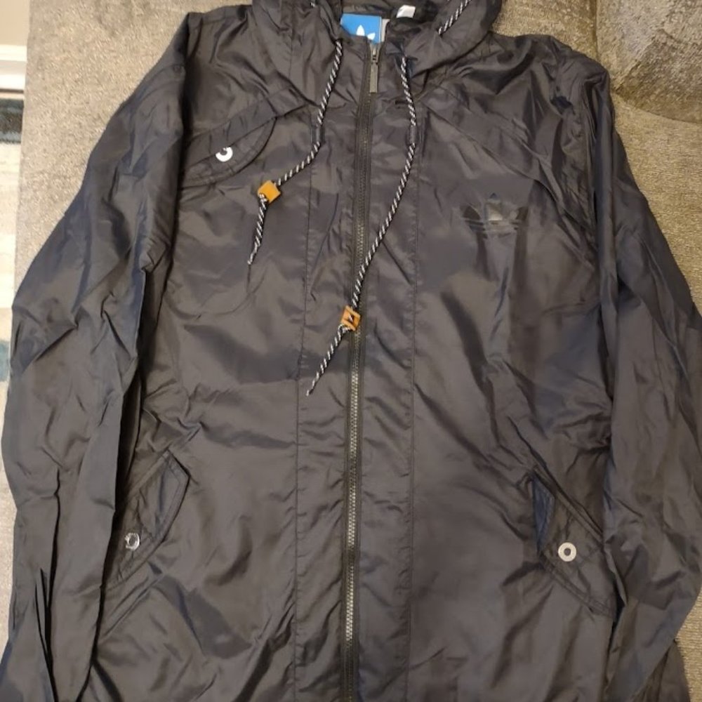 Like New Black Adidas jacket XL